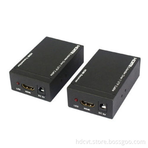 HDMI Extender, Over Single 50m/164ft UTP Cables with Dual IR Control